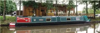  ?? Meals can currently be enjoyed on the large decking area overlookin­g the canal. PHOTO SUPPLIED ??