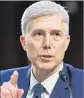  ?? Mandel Ngan AFP/Getty Images ?? A VOTE on Neil Gorsuch is due next week.