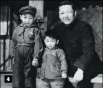  ??  ?? 1. Xi Jinping in 1972; 2. cave dwellings in
Shaanxi Province; 3. a 2013 postage stamp marking the 100th anniversar­y of the birth of Xi Jinping’s father, Xi Zhongxun; 4. Xi senior and Xi Jinping, middle, and his brother Xi Yuanping. 4