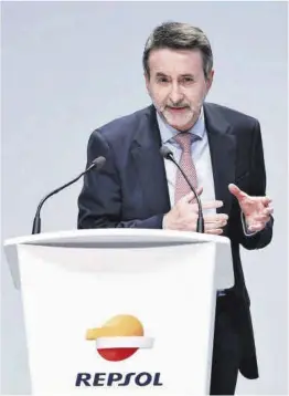  ?? Mariscal / Efe ?? El consejero delegado de Repsol, Josu Jon Imaz, ayer.