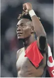  ??  ?? Chelsea striker Tammy Abraham.