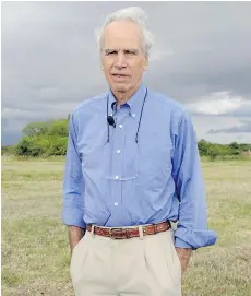  ?? DANIEL GARCIA/AFP/GETTY IMAGES FILES ?? Douglas Tompkins, who became a multimilli­onaire after founding the clothing firms North Face and Esprit, died Tuesday at 72 in a kayaking accident in Patagonia, where he retired to save land from developmen­t.