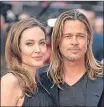  ??  ?? Jolie and Pitt