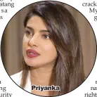  ??  ?? Priyanka