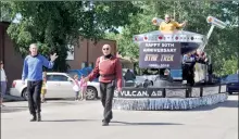  ?? Herald file photo by J.W. Schnarr ?? The Town of Vulcan showed off its Star Trek pride during last year’s annual Spock Days Parade. @JWSchnarrH­erald