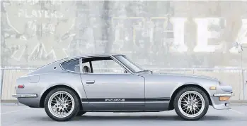  ??  ?? The 1973 Datsun 240Z owned by British Columbia Z Registry president Hardeep Chaggar.
