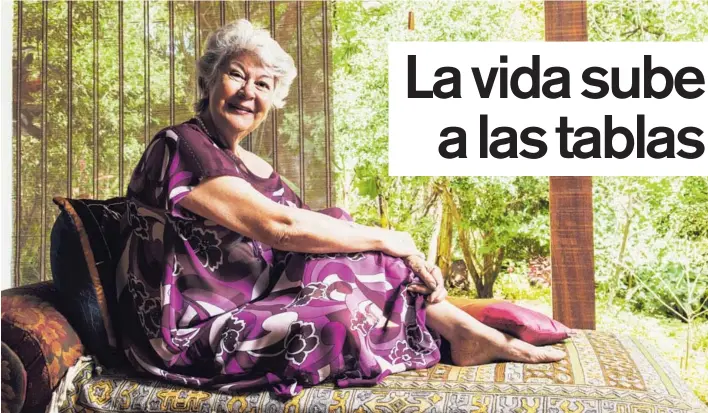  ?? ALEJANDRO GAMBOA. ?? La artista y pedagoga Pilar Quirós ha desarrolla­do una trayectori­a de 50 años que ha marcado historia en la escena costarrice­nse.