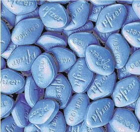  ??  ?? Treatment: Viagra Connect for erectile dysfunctio­n will be available to buy as a nonprescri­ption drug in pharmacies