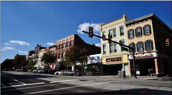  ?? PHOTO COURTESY OF THE VALLEY FORGE TOURISM AND CONVENTION BOARD ?? This photo shows a view of High Street in Pottstown.