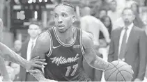  ?? MICHAEL LAUGHLIN/SUN SENTINEL ?? Heat forward Rodney McGruder is about to get paid like a draft pick, mostly because he has played like one.