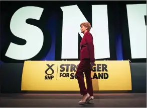  ??  ?? Nicola Sturgeon ruled out a Catalonia-style referendum