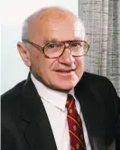  ?? Photograph:
George Rose/Getty Images ?? Economist Milton Friedman, one of
the fathers of neoliberal­ism.