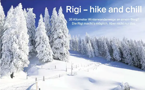 Rigi – hike and chill - PressReader
