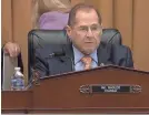  ?? U.S. HOUSE OF REPRESENTA­TIVES ?? Judiciary Chairman Jerry Nadler says lawmakers will delay a contempt vote.