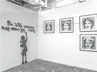  ?? CORTESÍA: THE ART OF BANKSY ?? Se tiene que seguir transmitie­ndo su mensaje, dice el curador