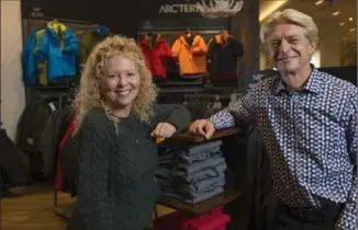  ?? CHRIS SO, TORONTO STAR ?? Sporting Life founders Patti and David Russell recently opened their eighth store, this time in the Hillcrest Mall in Richmond Hill. The retailer of high-end sporting goods plans to open two more stores in 2017.