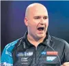  ??  ?? Rob Cross: Easy 4-0 win last night.