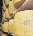  ?? SEAN MALLEN ?? There are many imitators, but there is only one real brand of Parmigiano-Reggiano cheese, produced in a specific part of Emilia-Romagna.