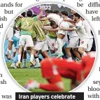  ?? ?? Iran players celebrate