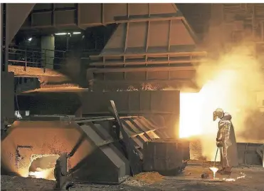 ?? FOTO: IMAGO ?? Der Stahl wird künftig zur Werkstoffs­parte Materials gehören.