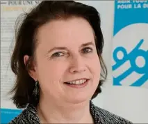  ?? (Photo ALP) ?? Claire Hédon, la présidente d’ATD Quart Monde.