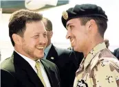  ?? YOUSEF ALLAN/AP 2001 ?? Jordan’s King Abdullah II, left, and his half brother Prince Hamzah.