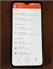  ??  ?? The Office app’s Actions menu.
