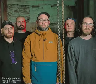  ??  ?? The Acacia Strain: it’s not the lift from Angel Heart, but it’ll do