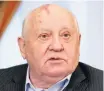 ?? IVAN SEKRETAREV/AP-9/12/2016 ?? Soviético. Gorbachev: críticas a Donald Trump