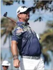  ?? MATT YORK THE ASSOCIATED PRESS ?? Rory Sabbatini watches his shot during the first round of the Sony Open PGA Tour event, Thursday.