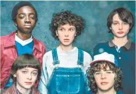  ?? ESPECIAL ?? Mejor serie familiar: la segunda temporada de Stranger Things.