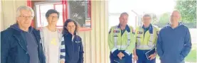  ?? Photo / Supplied ?? Keith Newman, Irene O’Connell, Jae Whelan, Paul Murton, Graham Arthur and Lindsay Pinker with a new emergency generator (absent, Haumoana School principal Liz Van der Pump).