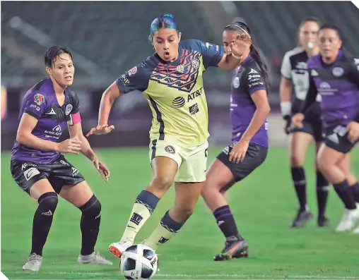  ?? JUEVES 30 DE SEPTIEMBRE DE 2021 ?? El éxito que ha logrado la Liga MX Femenil es un claro ejemplo de que en categorías menores se puede replicar.