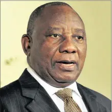  ?? Isithombe:GCIS ?? UMENGAMELI Cyril Ramaphosa othi bazoyilung­isa ngemuva kokhetho lukazwelon­ke eyokuncish­iswa kweKhabhin­ethi