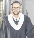  ?? HARRY SULLIVAN/TRURO DAILY NEWS ?? High school dropout Blake Otterson of Onslow is happy to be taking the path of higher learning after completing the Adult Learning Program at NSCC.
