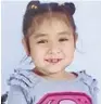  ?? MARIA ORELLANA CRUZ/COURTESY ?? Heidy Orellana Cruz, 5, and her father, Carlos A. Alvarado Amaya, 46, were struck and killed Halloween night.