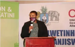  ?? ?? ▴
Eswatini Environmen­t Authority’s Belusile Mhlanga