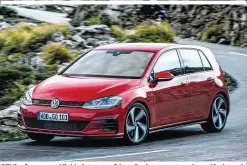  ??  ?? GTI Performanc­e: Viel Leistung, saftiges Drehmoment, geringer Verbrauch