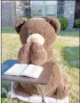  ?? COURTESY PHOTO ?? Charlie the Bear took part in the Special Day of Prayer, proclaimed by Gov. Asa Hutchinson on March 29.