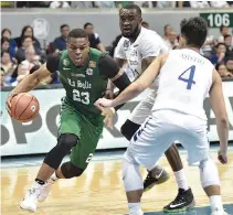  ??  ?? BEN MBALA of the De La Salle Green Archers