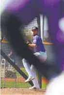  ?? John Leyba, The Denver Post ?? Rockies pitcher German Marquez, a 23-year-old right-hander, has terrific talent. But it wasn’t on display Sunday against the Dodgers, who hit him hard at spring training in Scottsdale, Ariz.