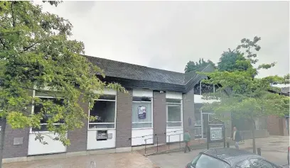  ?? Google Street View ?? ●● The NatWest branch in Poynton