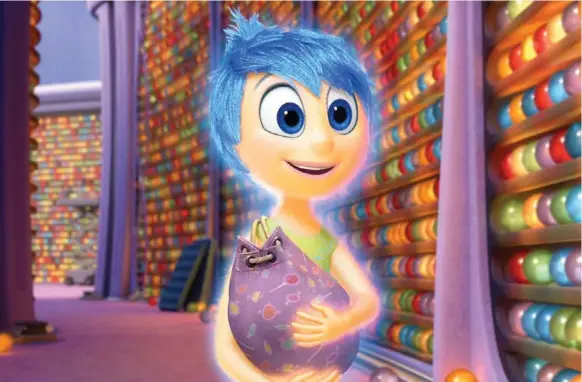  ?? DISNEY-PIXAR ?? Amy Poehler is the voice of Joy, one of the many personifie­d emotions of 11-year-old Riley, in Disney-Pixar’s newest film, Inside Out. The film premiered at Cannes Film Festival on Monday.