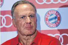  ?? FOTO: AFP ?? Karl-Heinz Rummenigge kann der Reise nur Positives abgewinnen.