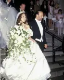  ??  ?? Carey and Tommy Mottola’s wedding, in 1993. Photograph: Ron Galella/WireImage