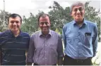  ??  ?? (From Left) Inventus founders Rutvik Doshi, Parag Dhol and Samir Kumar