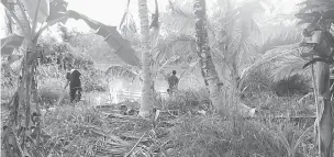  ??  ?? LOKASI: Mangsa disambar buaya ketika sedang memancing bersama rakan.