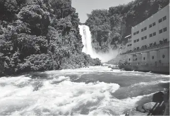  ?? RJ LUMAWAG/FILE PHOTO ?? MAJOR POWER SOURCE. The Agus Hydroelect­ric Power Plant (HEPP) in Lanao del Norte is among the major power sources of Mindanao together with the Pulangi Hydropower Plant in Maramag, Bukidnon. In photo is the Agus 6 Hydropower Electric Plant, also...