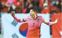  ?? Reuters-Yonhap ?? South Korea’s Son Heung-min