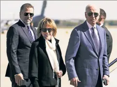  ?? ?? A father’s ‘love’? The media want you to think the main story is about Joe Biden’s relationsh­ip with Hunter — rather than potential corruption.